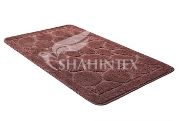 SHAHINTEX ECO bathroom mat, 60*90 chocolate 37