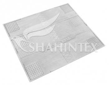 SHAHINTEX antivibration mat, 62*55 white 05