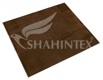SHAHINTEX antivibration mat, 62*55 chocolate 06
