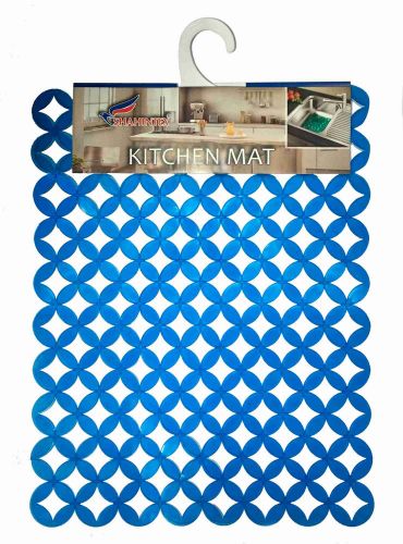 CIRCLES sink mat, 25*31 blue
