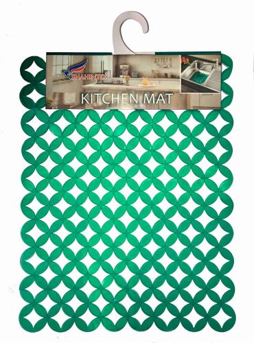 CIRCLES sink mat, 25*31 green