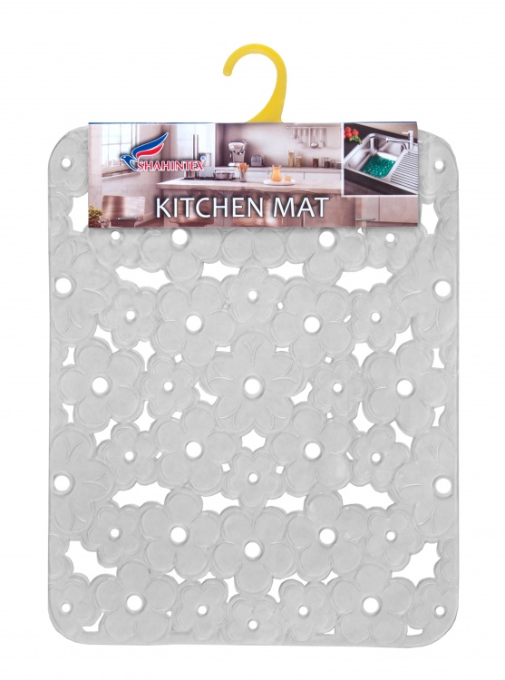 CAMOMILE sink mat, 25*31 transparent