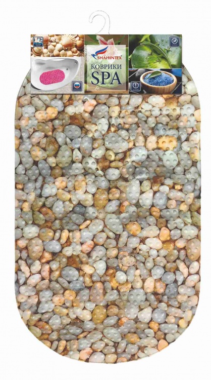 CRIMEA PEBBLES anti-slip bathroom mat, 68*38