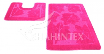 SHAHINTEX PP bathroom mats, 60*100+60*50 pink 64