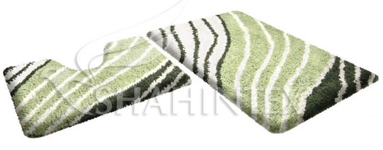 SHAHINTEX SOFT multicolor mats, 60*90+60*50 malachite