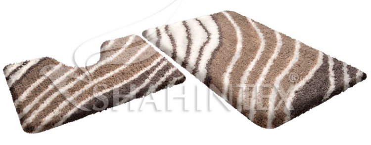 SHAHINTEX SOFT multicolor mats, 60*90+60*50 onyx