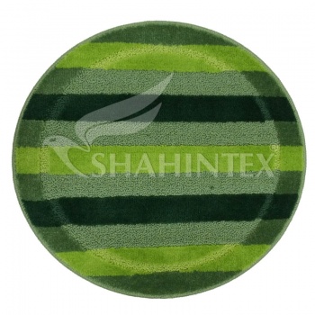SHAHINTEX РР MIX LUX bathroom mat, Ø 66 brick