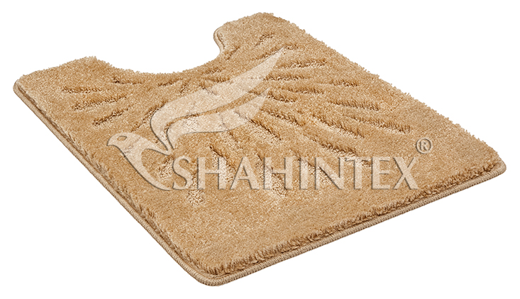SHAHINTEX РР LUX toilet room mat, 50*60 biscuit 7