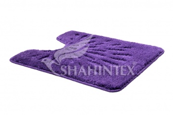 SHAHINTEX PP LUX toilet room mat, 50*60 purple 61