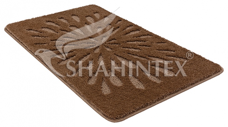 SHAHINTEX РР LUX mat, 60*100 coffee and milk 55