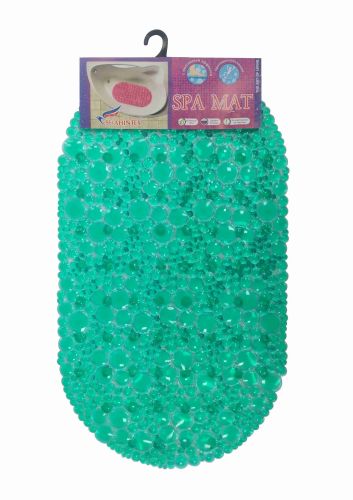 LENS anti-slip bathroom mat, 67*38 green