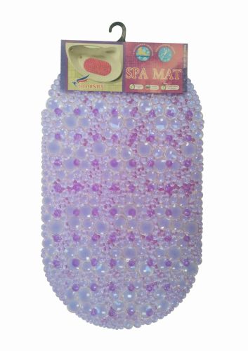 LENS anti-slip bathroom mat, 67*38 purple