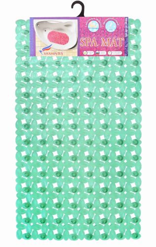 MOSAIC anti-slip bathroom mat, 67*38 green