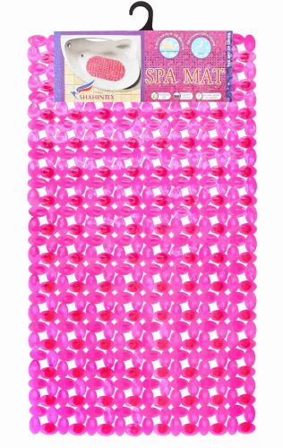 MOSAIC anti-slip bathroom mat, 67*38 pink