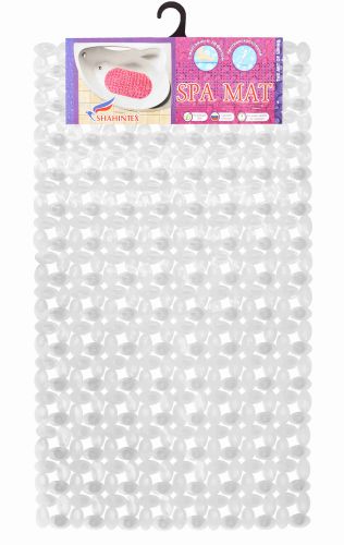 MOSAIC anti-slip bathroom mat, 67*38 transparent