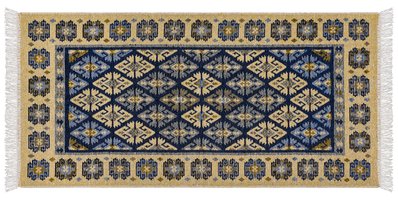 icarpet ETNO universal mat, 80*180 002 sapphire