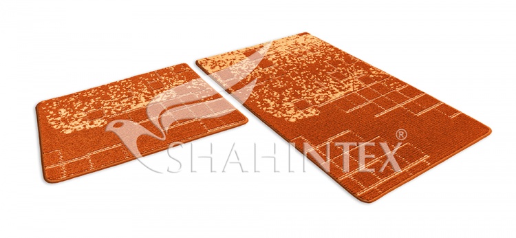 SHAHINTEX VINTAGE SH V001 mats, 60*100+60*50 terra cotta 65