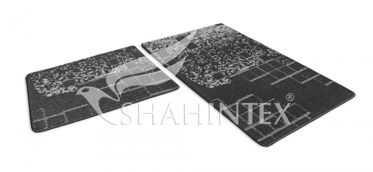 SHAHINTEX VINTAGE SH V001 mats, 60*100+60*50 gray 50