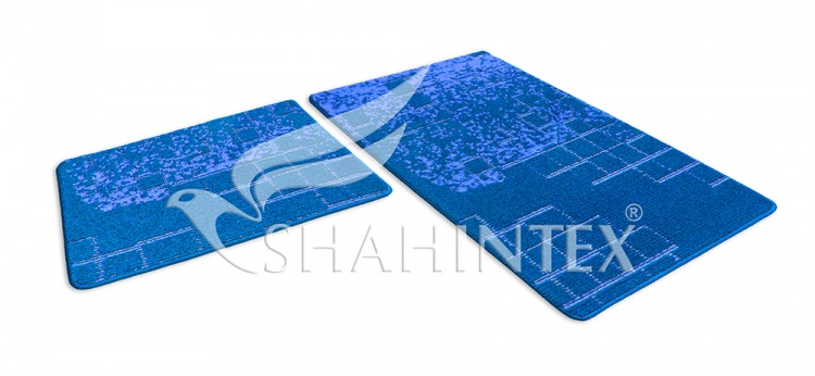 SHAHINTEX VINTAGE SH V001 mats, 60*100+60*50 blue 56