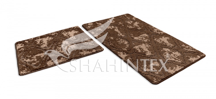 SHAHINTEX VINTAGE SH V002 mats, 60*100+60*50 chocolate 37
