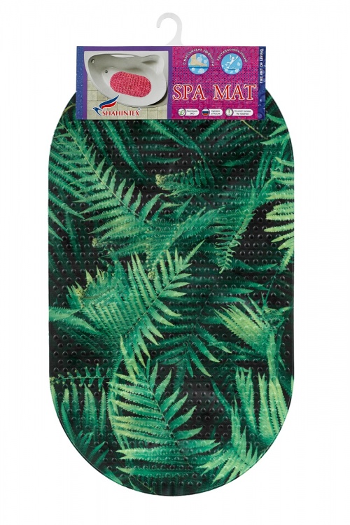 FERN anti-slip bathroom mat, 68*38