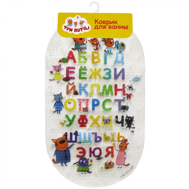 ALPHABET anti-slip bathroom mat, 68*38