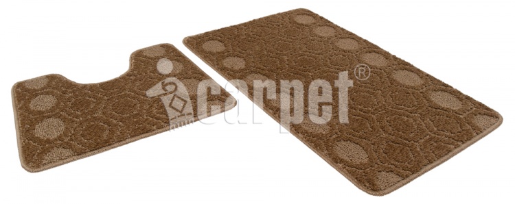 icarpet ACTIVE mats, 50*80+50*40 002 coffee and milk 55