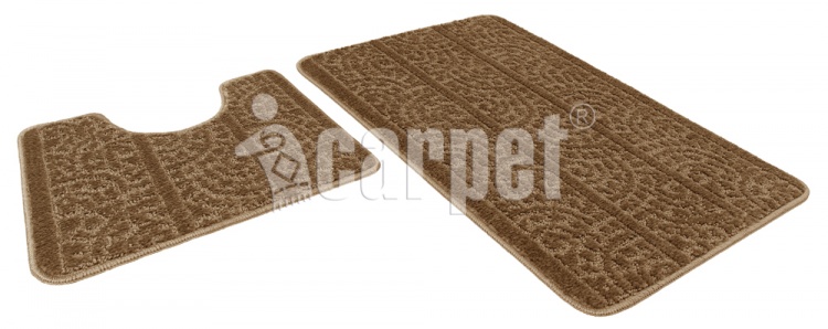 icarpet ACTIVE mats, 50*80+50*40 003 coffee and milk 55