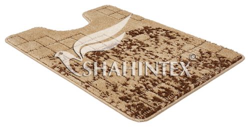 SHAHINTEX VINTAGE SH V001 toilet room mat, 60*80 biscuit 7