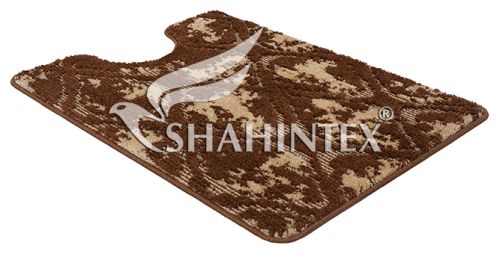 SHAHINTEX VINTAGE SH V002  toilet room mat, 60*80 chocolate 37