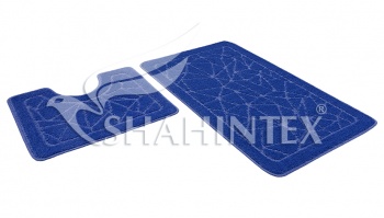 SHAHINTEX PP bathroom mats, 50*80+50*50 blue 56