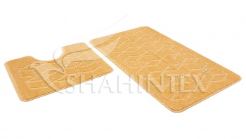 SHAHINTEX PP bathroom mats, 50*80+50*50 creme brulee 78