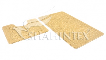 SHAHINTEX PP bathroom mats, 50*80+50*50 cream 3
