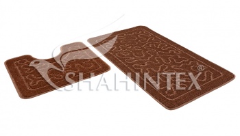 SHAHINTEX PP bathroom mats, 50*80+50*50 001coffe 76