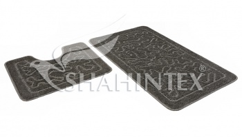 SHAHINTEX PP bathroom mats, 60*100+60*50 graphite 62