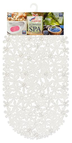 MOSAIC anti-slip bathroom mat, 67*38 blue