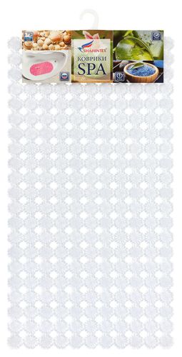 MOSAIC anti-slip bathroom mat, 69*36 blue
