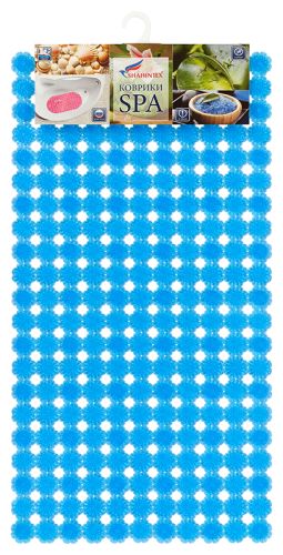 MOSAIC anti-slip bathroom mat, 69*36 blue