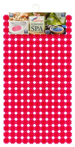 MOSAIC anti-slip bathroom mat, 69*36 blue
