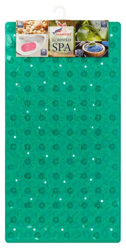 MOSAIC anti-slip bathroom mat, 67*38 blue