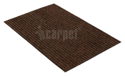 Absorbing door mat icarpet DUAL RIBB TPR 50х80 brown