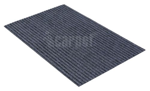 Absorbing door mat icarpet DUAL RIBB TPR 50х80 graphite
