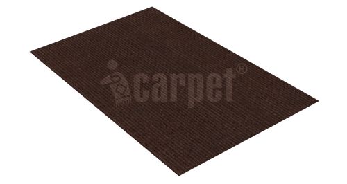 Absorbing door mat icarpet DUAL RIBB TPR 100х150 brown