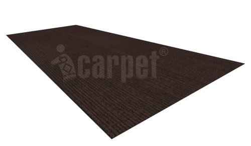 Absorbing door mat icarpet DUAL RIBB TPR 120х300 mocha