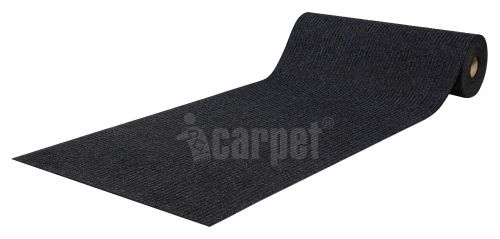 Roll mat door absorbing icarpet RIBBED TPR 80x1500 antracite
