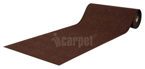 Roll mat door absorbing icarpet RIBBED TPR 80x1500 brown
