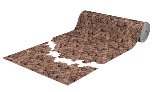 Roll mat cuttable anti-slip icarpet PRINT (126) 60х1500 