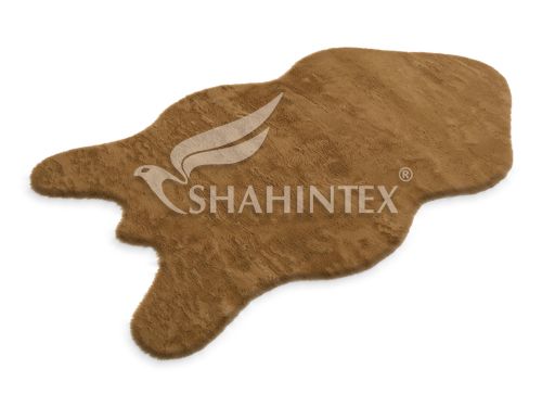 SHAHINTEX fur mat 75x130 white rabbit 10