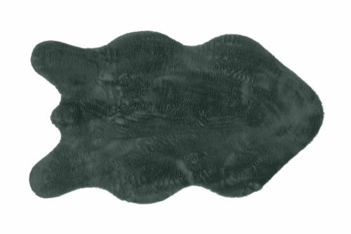 SHAHINTEX fur mat 75x130 white rabbit 10