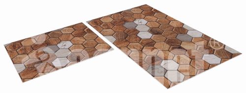 Set of cuttable anti-slip mats icarpet PRINT (110) 60x100+60x50 